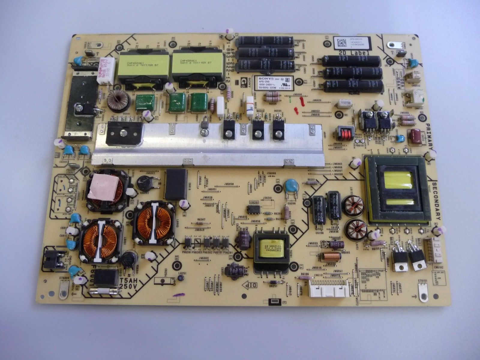 Neu Sony KDL-55EX950 KDL-55EX620 G6 Netzteil APS-299 (CH) (LO6)